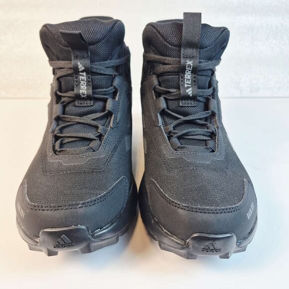 Adidas Terrex Rain.RDY Mid Hiking Boots Women’s Size 7 Black Waterproof Trail - Picture 4 of 10